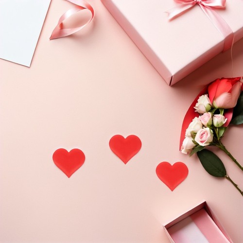  500 Piezas Decorativos Corazón Pétalos San Valentín Decoraciones Mesa Dispersión - Imagen 3 de 12