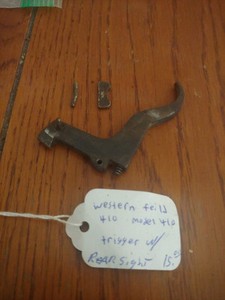 Trigger w/rear sight for a Westernfield Model 410