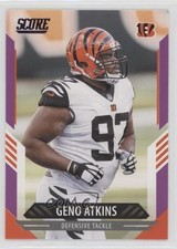 2021 Score Purple Geno Atkins #281 1u6