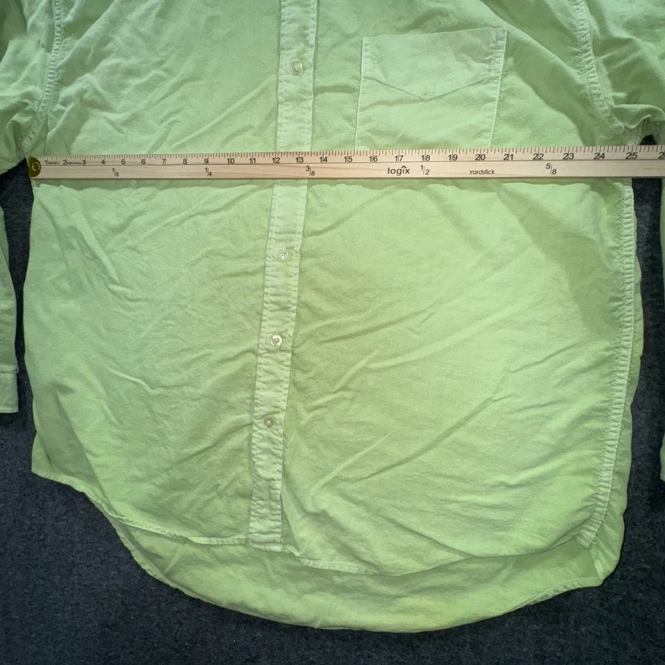 Fresh Produce Shirt Mens 2XL Green Button Up Long Sleeve Pocket Casual Cotton - Image 4 of 4