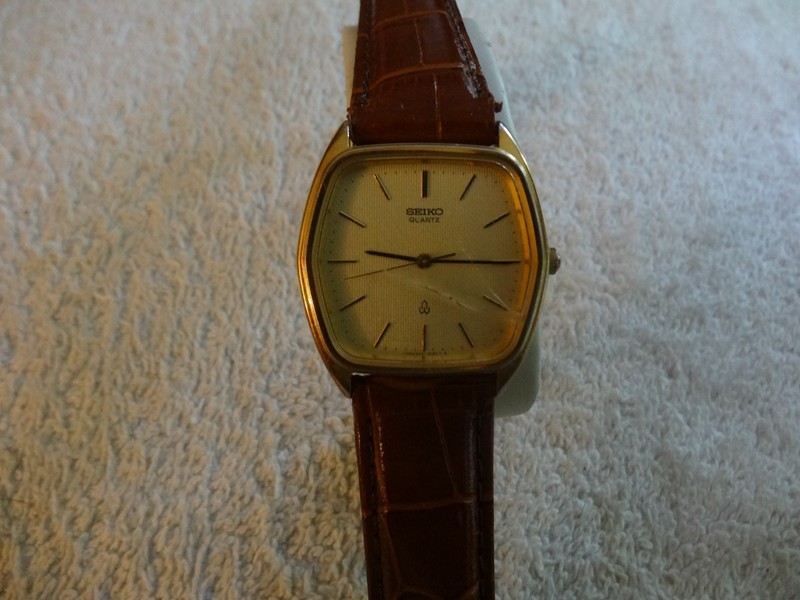 Seiko Vintage Champagne Dial Gold Tone 6431-5100 New Battery New Band
