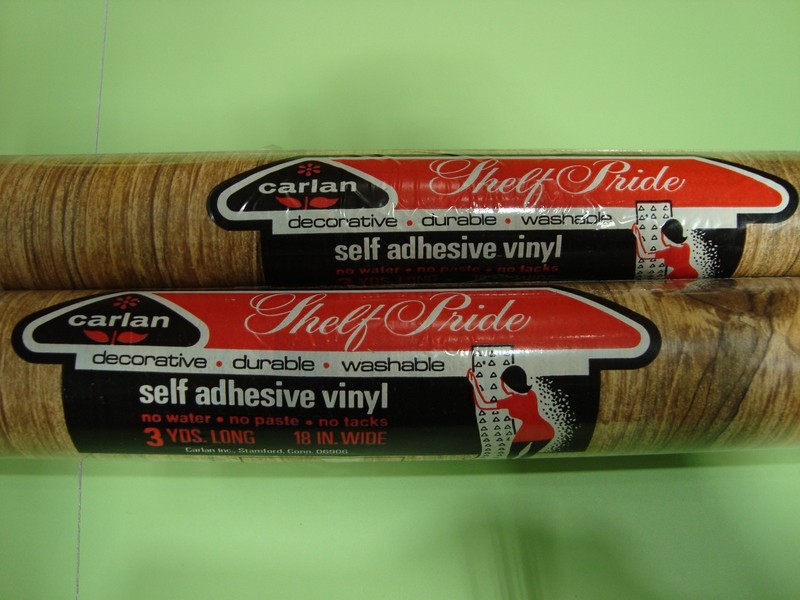 Carlan Shelf Pride Drawer Liner Wood Grain Pattern 2 Sealed Rolls 18" x 108"