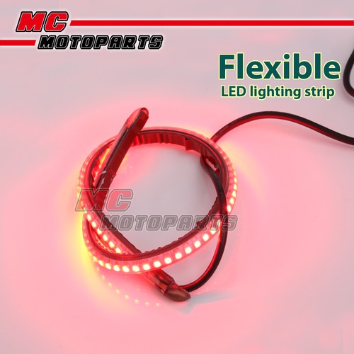 AMP-Z 42cm Red with Signal Light LED Tail Light bar Tube For Yamaha Motorcycles - Picture 5 of 5