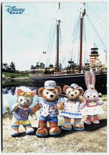Japan Disney Postcard TDS Duffy & Friends