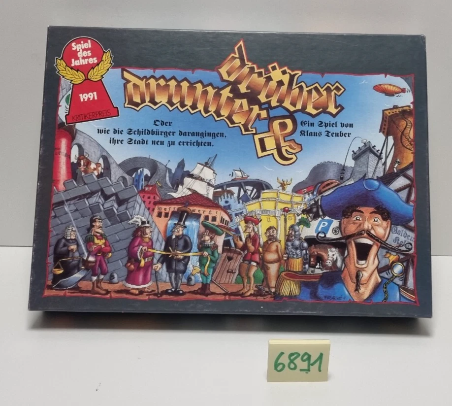 Drunter und Drüber – Spiel des Jahres 1991 - sehr guter Zustand - Bild 2 von 4