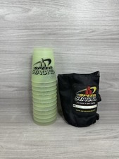 Speed Stacks 12 Official WSSA Sport Neon Glo Green Stacking Cups + Bag