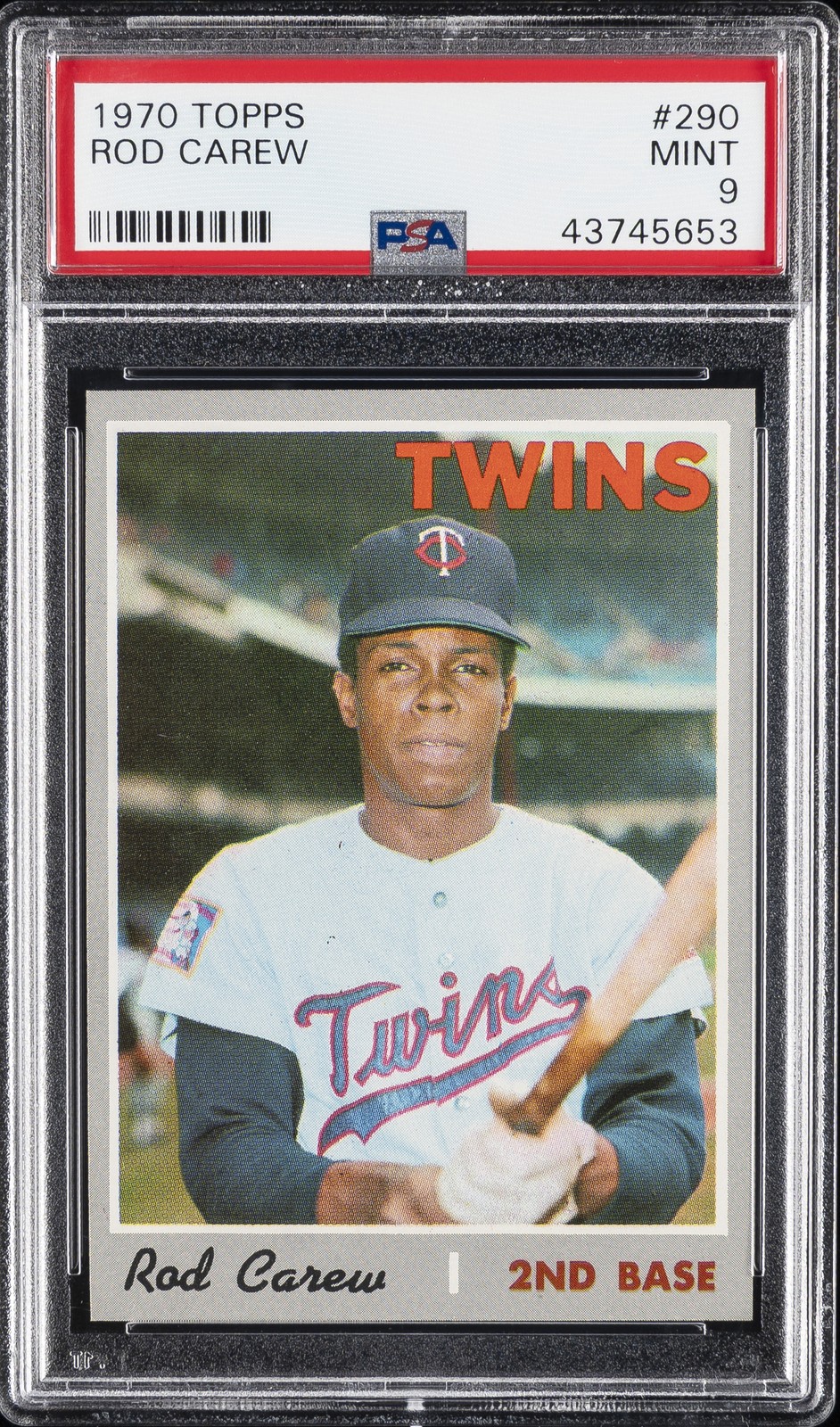 1970 TOPPS #290 ROD CAREW PSA 9