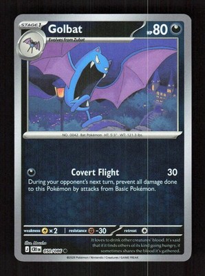 Golbat 050/086 ME04: Chaos Rising Common reverse halo NM
