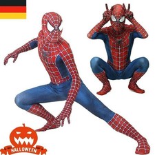 Cosplay Erwachsene Kinder Spiderman Kostüm Karneval Marvel Overall Spielanzug