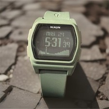 Nixon Base Tide Pro Digital Quartz 100m Green...