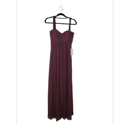 Birdy Grey Maria Convertible Long Maxi Dress Cabernet NEW Small S