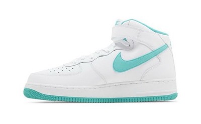 Size 14 - Nike Air Force 1 '07 Mid White Clear Jade for sale