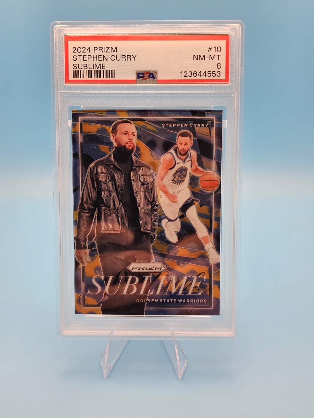 2024 Panini Prizm Stephen Curry Sublime Case Hit SSP #10 PSA 8