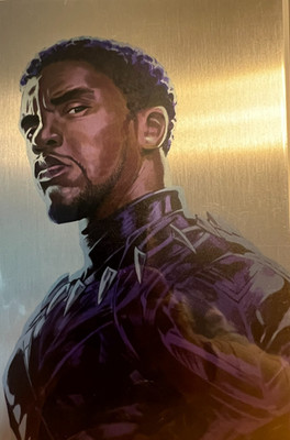 Black Panther  Before & After  Metal Comic Book- Jeff Whiting Art Book Limited 5