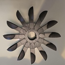 Pelton Wasserrad 250 mm für Wasserturbine Wasserkraft