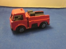 1970 Tootsie Toy Diecast Metal Fire Truck Made in Chicago USA 4" Red and Black