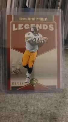 JEROME BETTIS 2022 Panini Legacy - Legends  #113 Red STEELERS 095/299