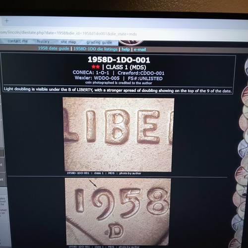 1958 D Lincoln Wheat Penny Cent DDO-Copper Coins 1DO-001 Variety BU RED OBWR #6 - Picture 3 of 9