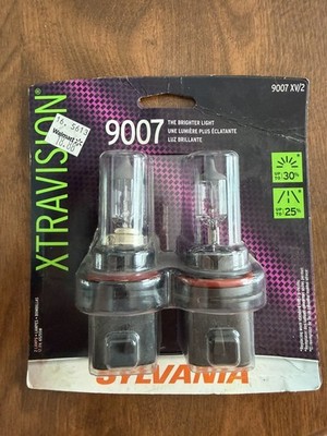 Sylvania 9007 XtraVision Halogen Bulbs High Performance White Light Pair U