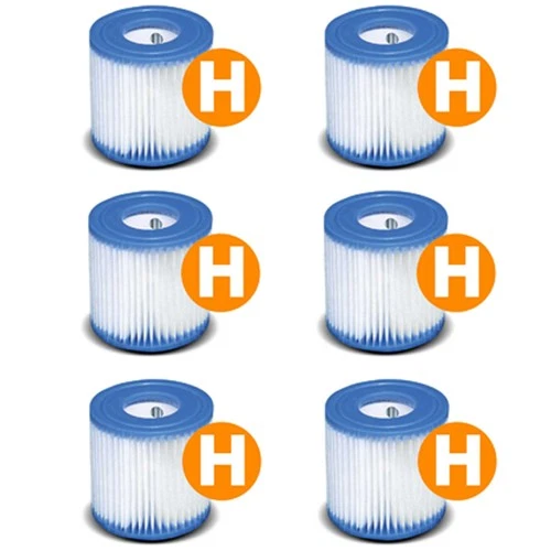 6xIntex Filter Kartuschen Typ/Größe H 29007 Ersatzfilter für Pumpen 28601, 28602 - Bild 1 von 1