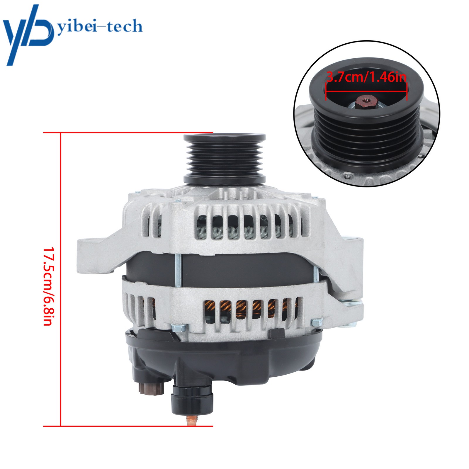 Alternator 12V 150AMP For 2004-2011 Maserati Quattroporte V8 4.2L 104210-1620