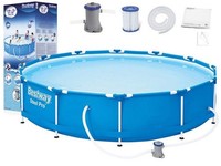 Bestway Steel Pro Frame Pool 366X76 Cm Mit Filterpumpe