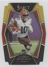 2021 Panini Select Premier Level Black & Gold Prizm Die-Cut Anthony Schwartz 7l6