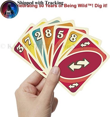 UNO Card Game Mattel 70s Edition 1970s Retro #1 of 5 in