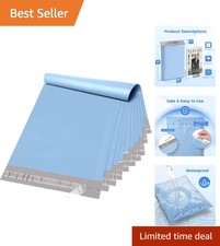 Professional 50 Pack Haze Blue Poly Mailers 10x13 - Perfect for Small Business
