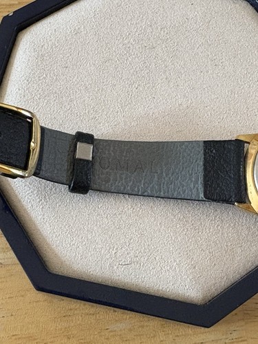 Swank 17 Jewels Slim 33mm Black Dial Manual Windup Men’s Watch Serviced - Picture 7 of 12