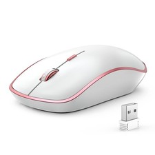 JOYACCESS Wireless Mouse for Laptop - Ultra Thin, Silent, 2400 DPI Portable O...