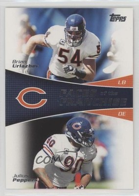 2011 Topps Faces of the Franchise Brian Urlacher Julius Peppers #UP HOF 2k3