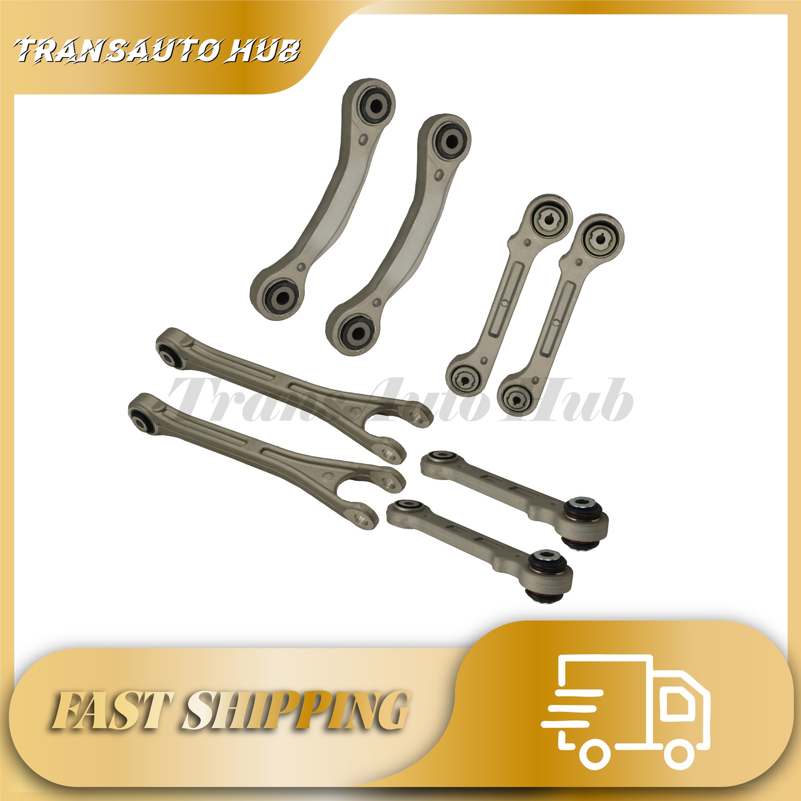 8PCS Rear Suspension Control Arm Kit For 2017+ Maserati Levante