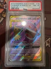Graded PSA 8 Gengar & Mimikyu GX (Full Art) 164/181 Sm-Team Up Holo