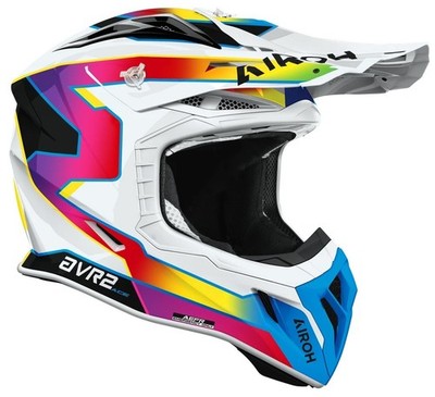 HELM CASCO CROSS ENDURO AIROH AVIATOR ACE 2 SUNRISE GLOSS GR M