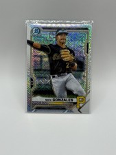 2021 Bowman - Chrome Prospects Nick Gonzales #BCP-34 Mojo Refractor (RC)