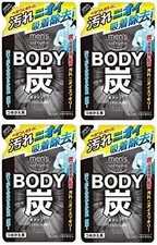 KOSE Men's Softymo Body Soap Charcoal Refill 400ml x 4 Japan