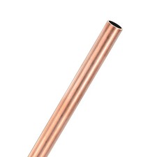 1-Pack 300mm Kupfer Rundrohr, 9mm OD 0,5mm Wandst&auml;rke f&uuml;r Bau/Maschinenbau/DIY