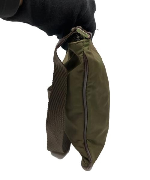 PRADA                    Nylon Shoulder Bag olive — image 4