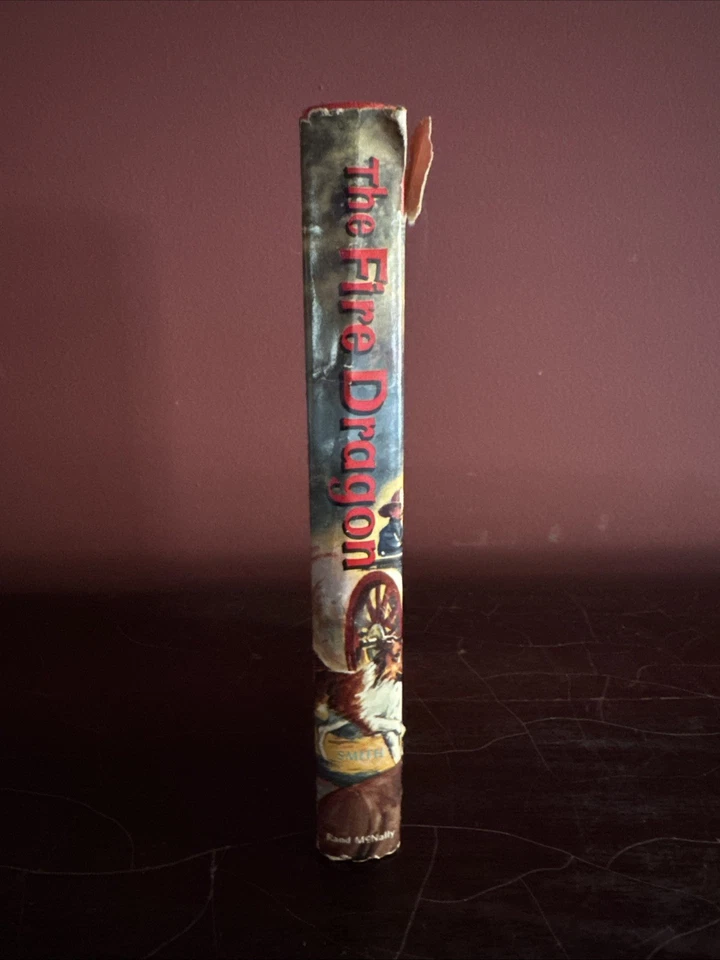 The Fire Dragon 1956 Signed HCDJ Illustrated Great Chicago Fire Historical Novel - Image 3 of 4