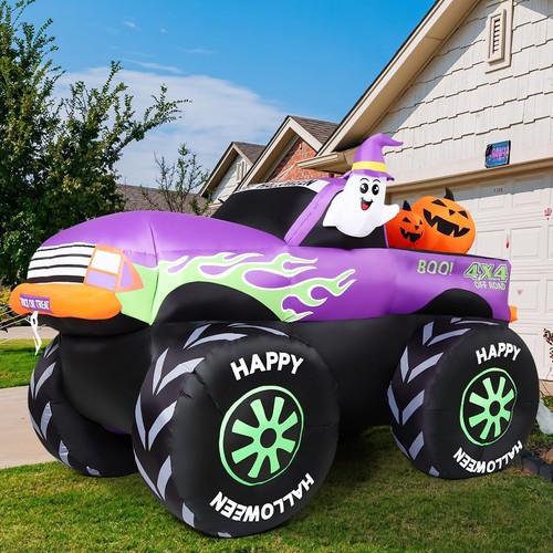 8 Fuß lang Halloween Schlauchboote Monstertruck Outdoor Dekoration Explosion Jahr... - Bild 5 von 6