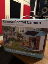 Smart Bird Feeder with Camera Free AI Smart  Bird Recognition Solar Powered Blue