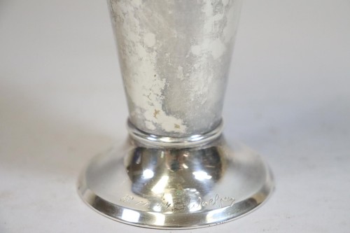 Jugendstil Becher Pokal 800er Silber Eduard WOLLENWEBER (1847-1918) (HB195) - Bild 4 von 10