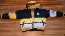 VTG 90s Pro Player by Daniel Young Pittsburgh Steelers Puffer Coat Men s XL NFL