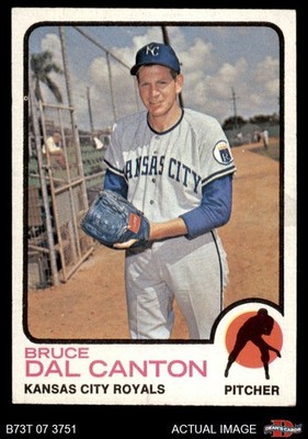 1973 Topps #487 Bruce Dal Canton Royals 7.5 - NM+