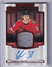 2024-25 Upper Deck The Cup Hockey Ethan Del Mastro Tag Auto #4/4