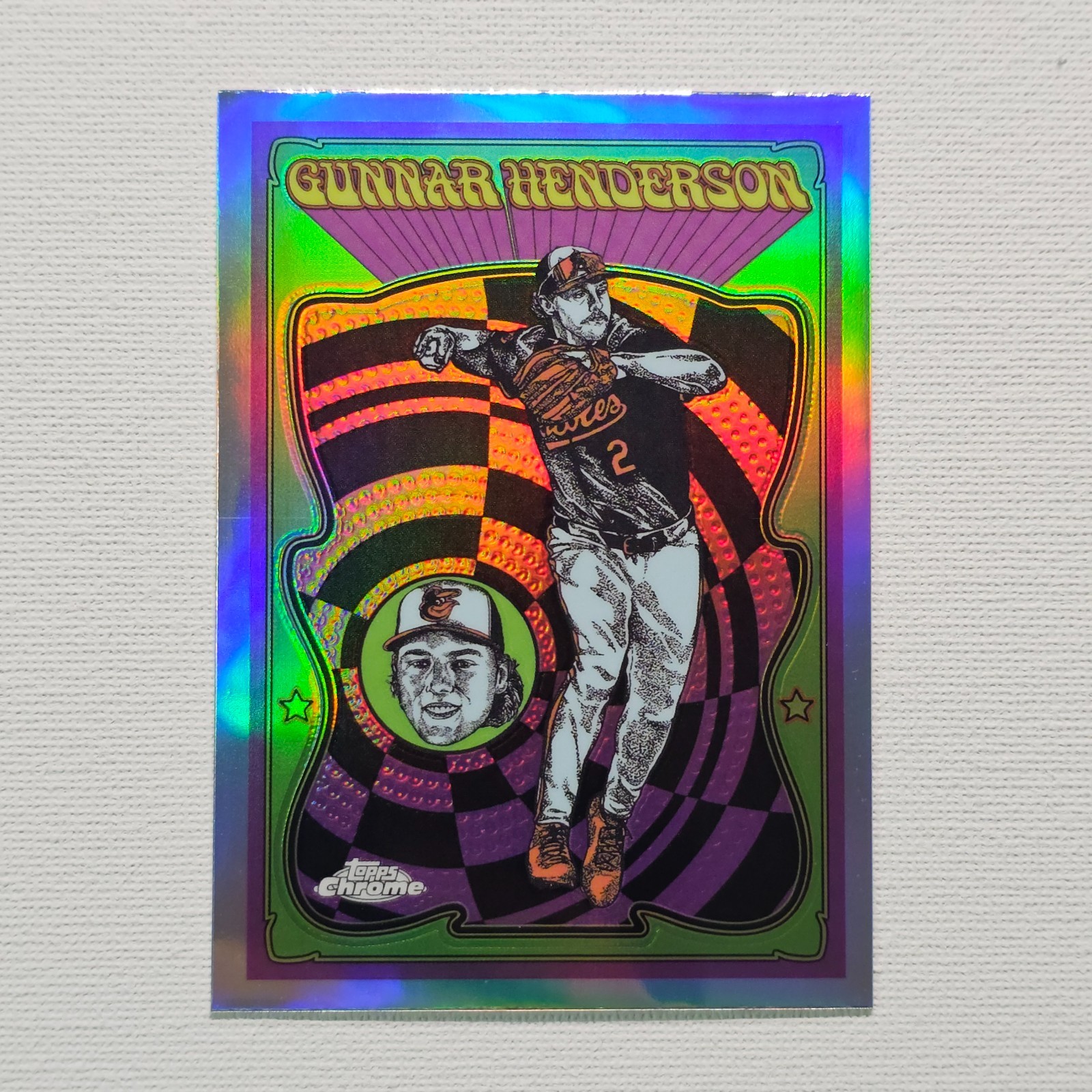 2025 Topps Chrome Gunnar Henderson Ultra Violet All-Stars SSP #UV-5 Orioles