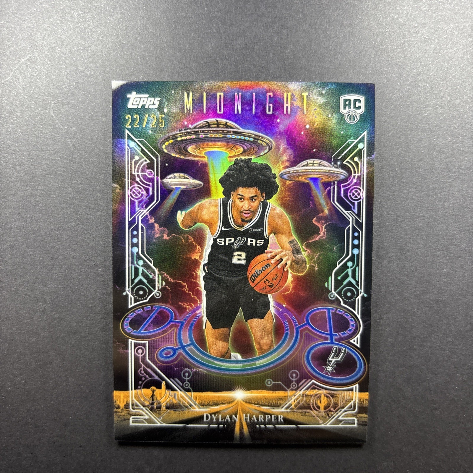 🔥2025-26 Topps Midnight Daydreamers Dylan Harper Spurs DD-17 22/25 RC