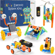 STEM Robotics Science Kits, Crafts for Boys 6-8 Girls 8-12, Robot Building Kit f