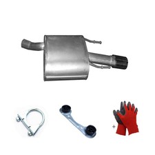Endschalldämpfer Auspuff  + Montagesatz für Opel Insignia A G09 35 Kombi 140PS